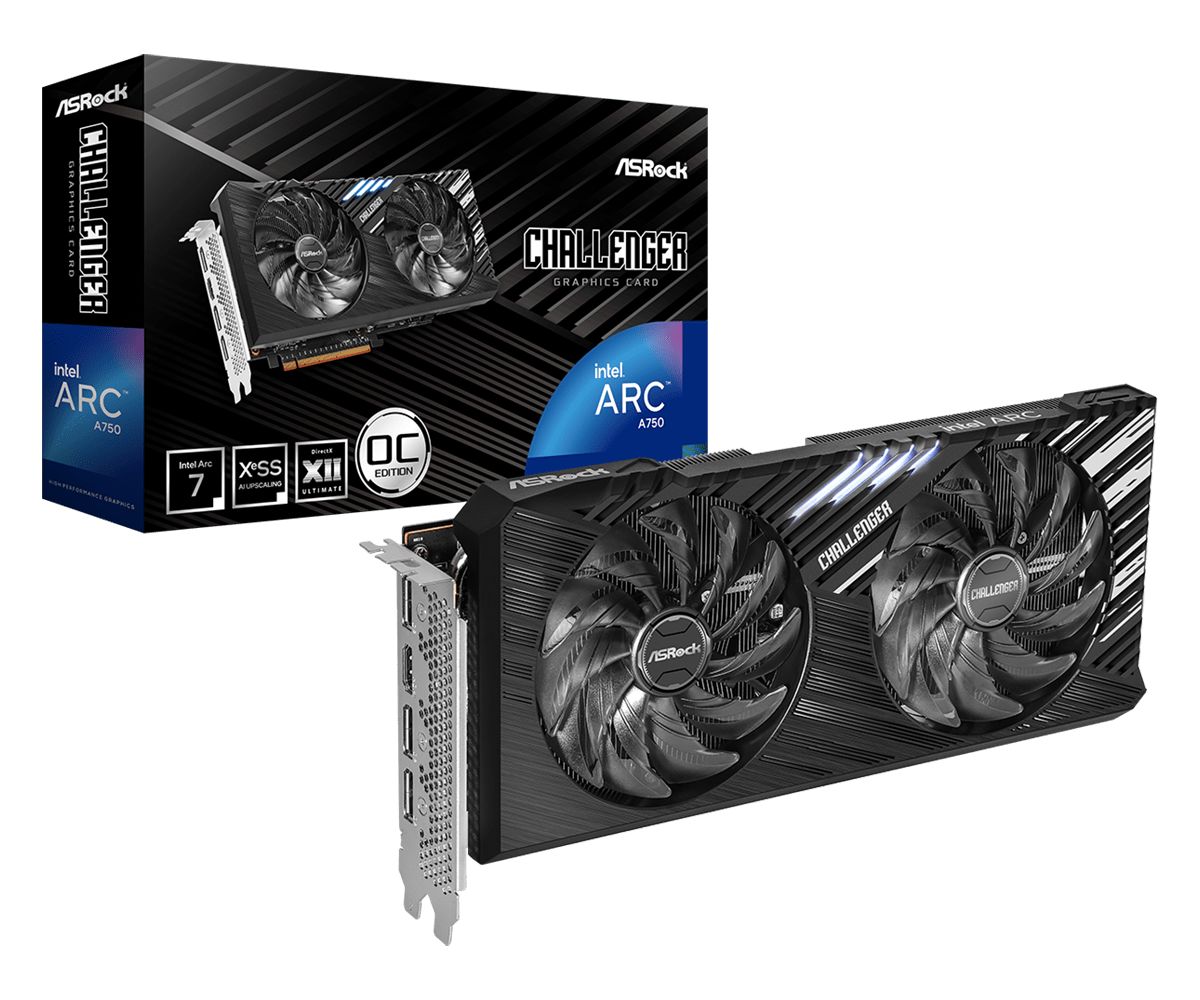 ASRock Intel Arc A750 Challenger SE 8GB OC