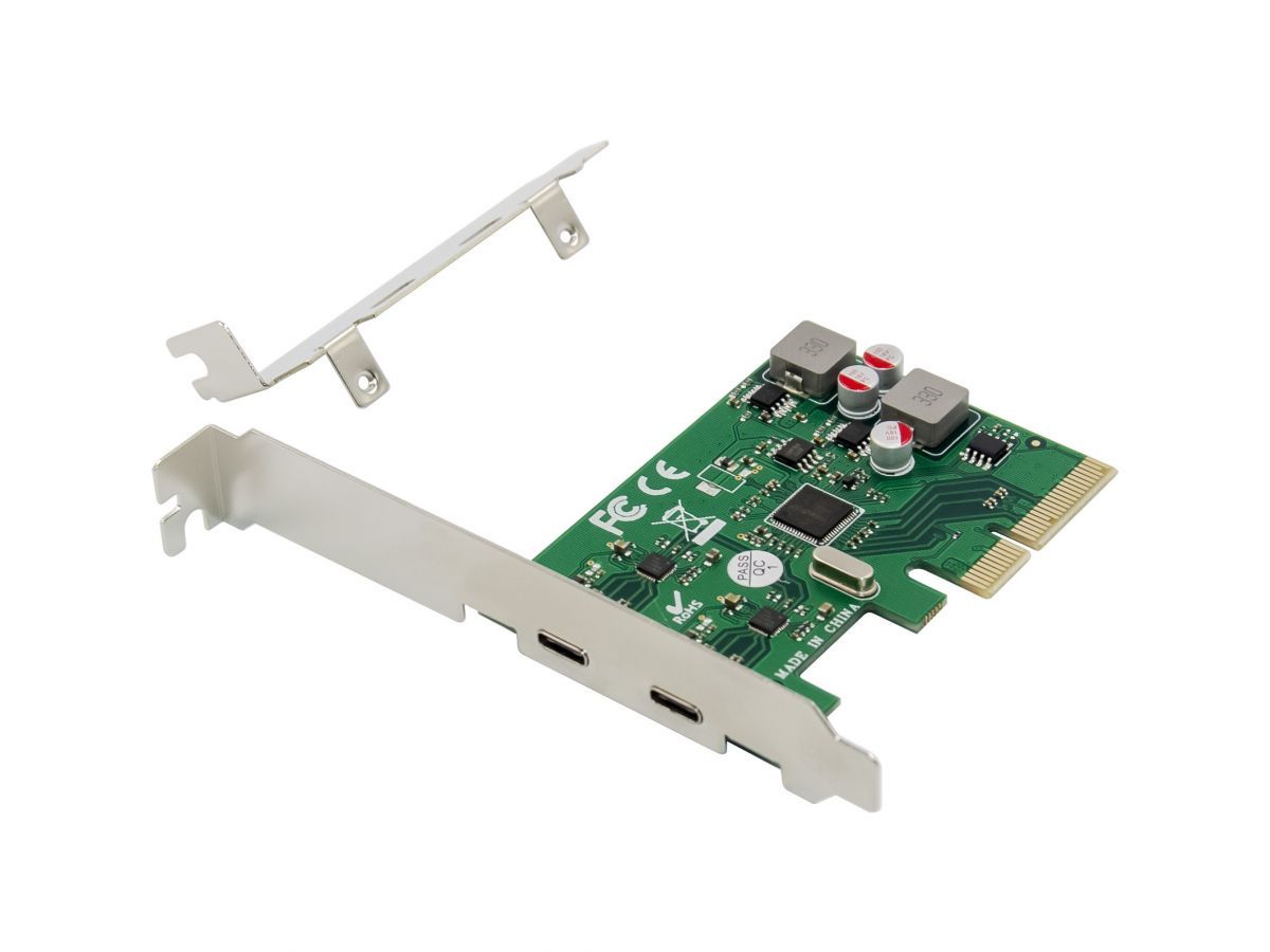 Conceptronic  EMRICK08G 2-Port USB 3.2 Gen 2 Type-C PCIe Card