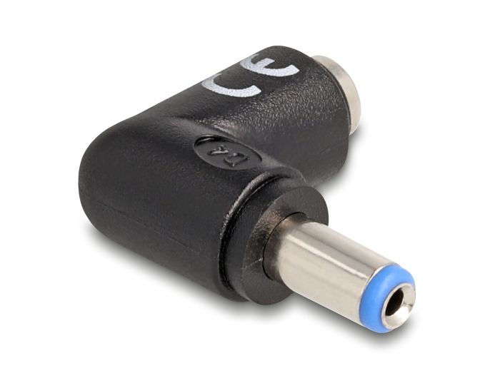 DeLock DC Adapter 5.5 x 2.1 mm male to 5.5 x 2.1 female 90° angled