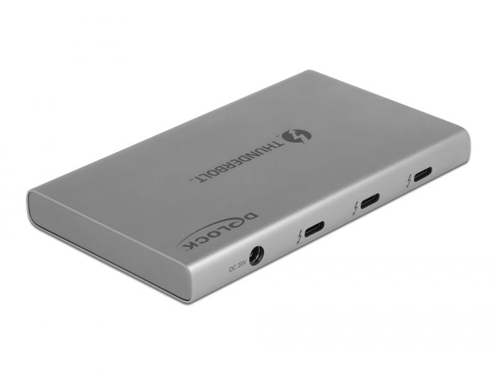 DeLock Thunderbolt 4 Hub 3 Port with additional SuperSpeed USB 10 Gbps Type-A Port 8K