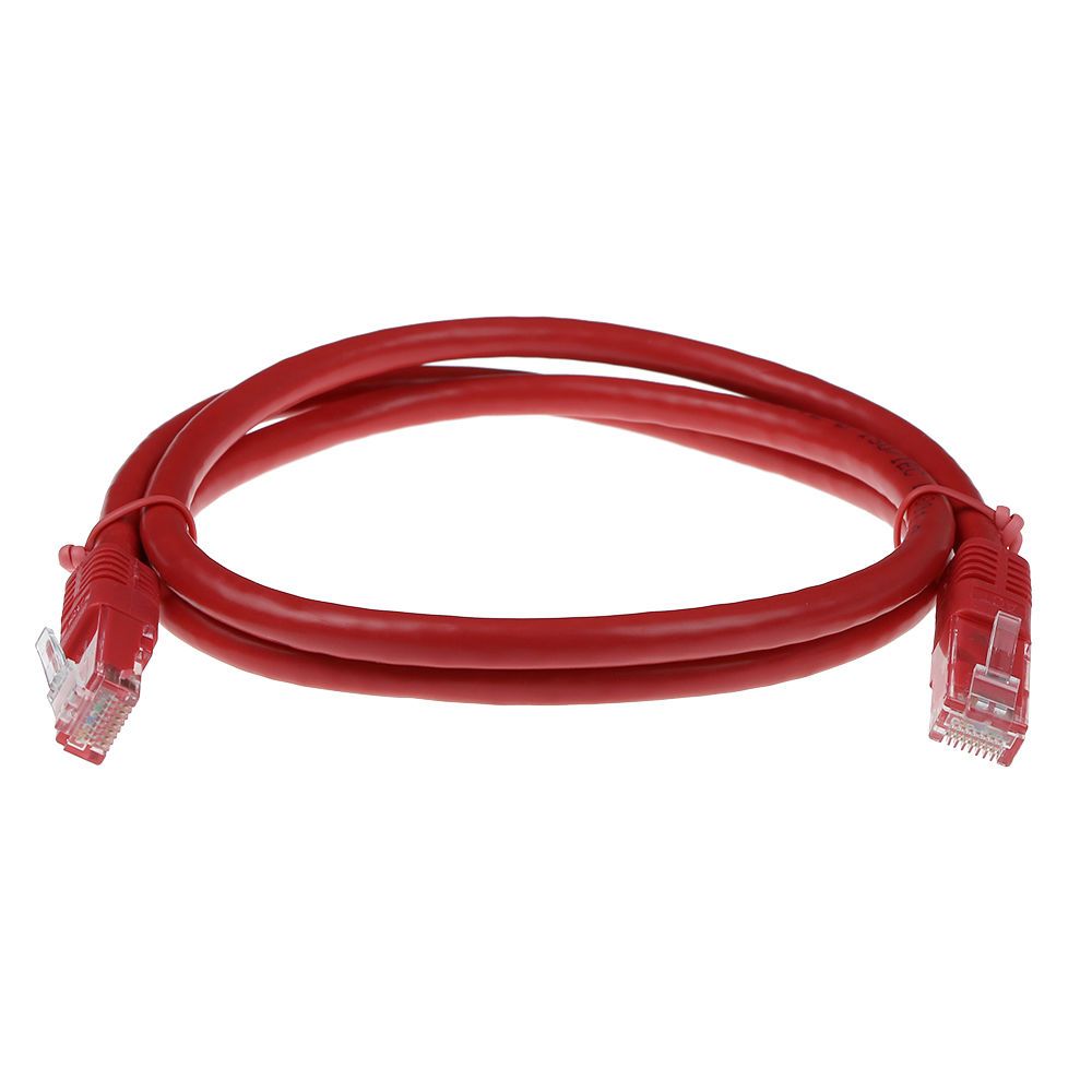 ACT CAT6 U-UTP Patch Cable 0,5m Red