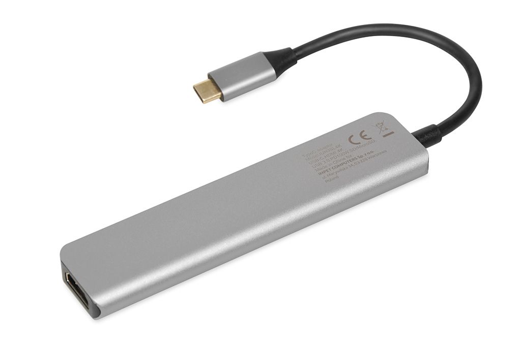 iBox IUH3SL4K notebook dock/port replicator USB 3.2 Gen 1 (3.1 Gen 1) Type-C Power Delivery 100W Silver