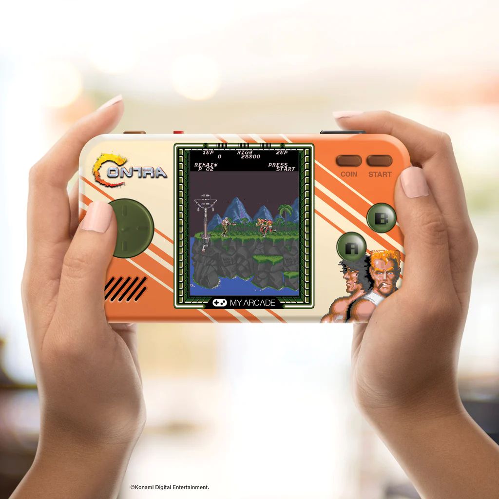 MY ARCADE Contra Pocket Player Hordozható