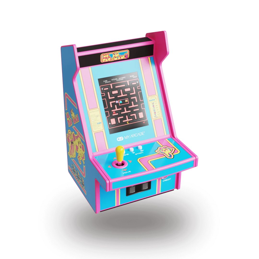MY ARCADE Ms.Pac-Man Micro Player Pro Retro Arcade 6.75