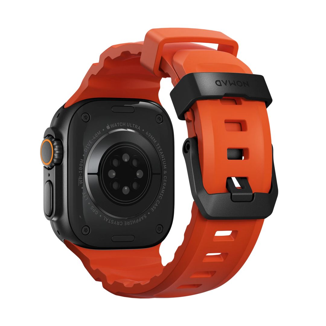 Nomad Rocky Point Band AW 49/45/44/42mm Black/Magma