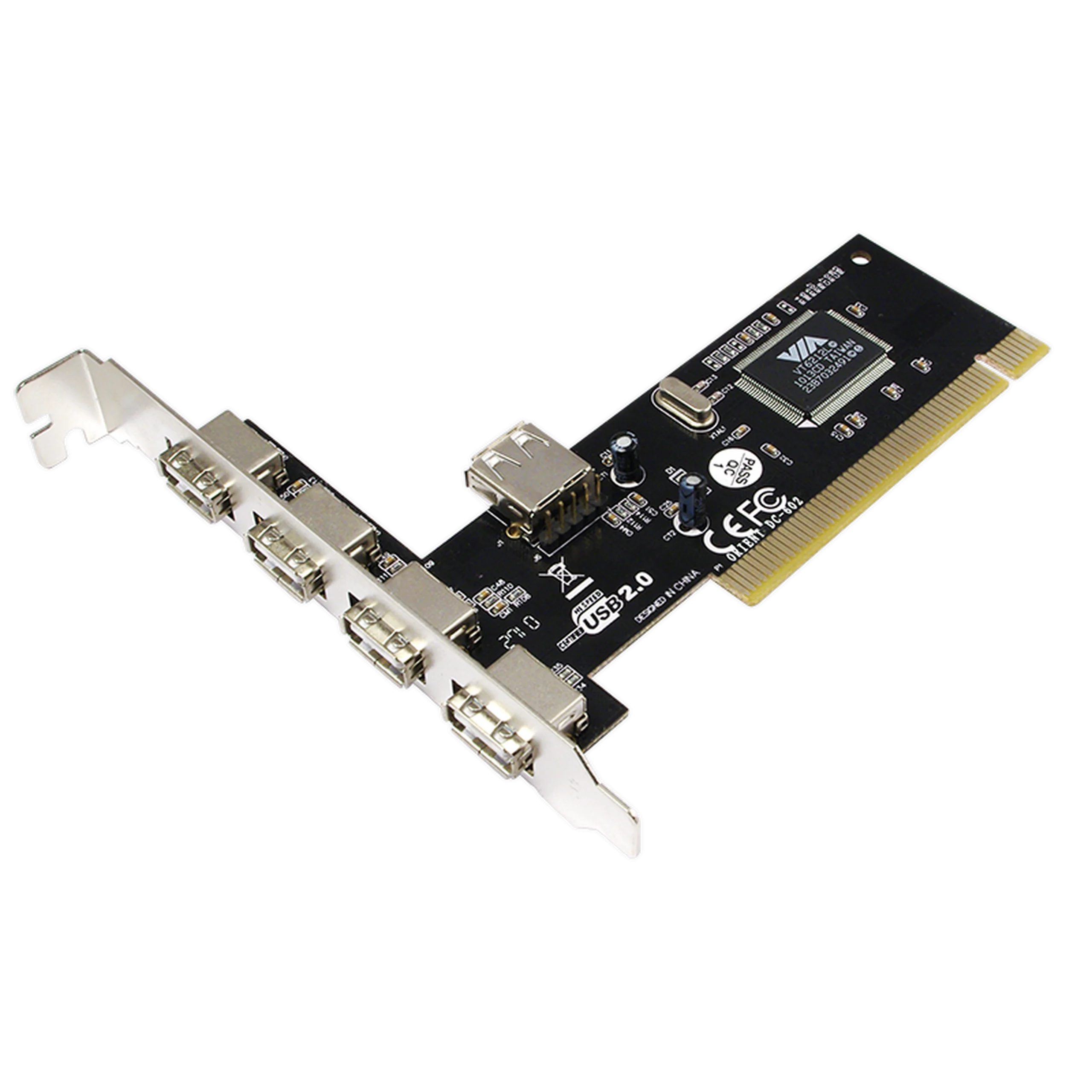 Logilink PC0028 PCI interface card USB 2.0 4+1