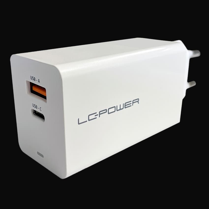 LC Power 65W Wall Charger White