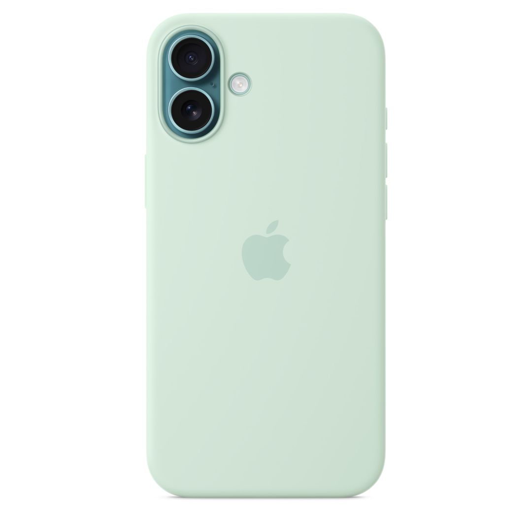 Apple iPhone 16 Plus Silicone Case with MagSafe Aquamarine (Seasonal)