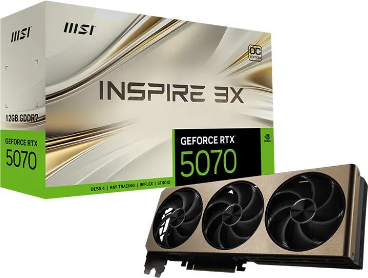 Msi RTX5070 INSPIRE 3X OC 12G