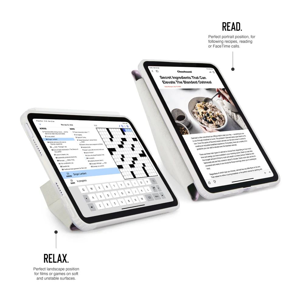 Pipetto Origami No1 Original case iPad mini (2024/2021) Dark Blue Metallic Purple