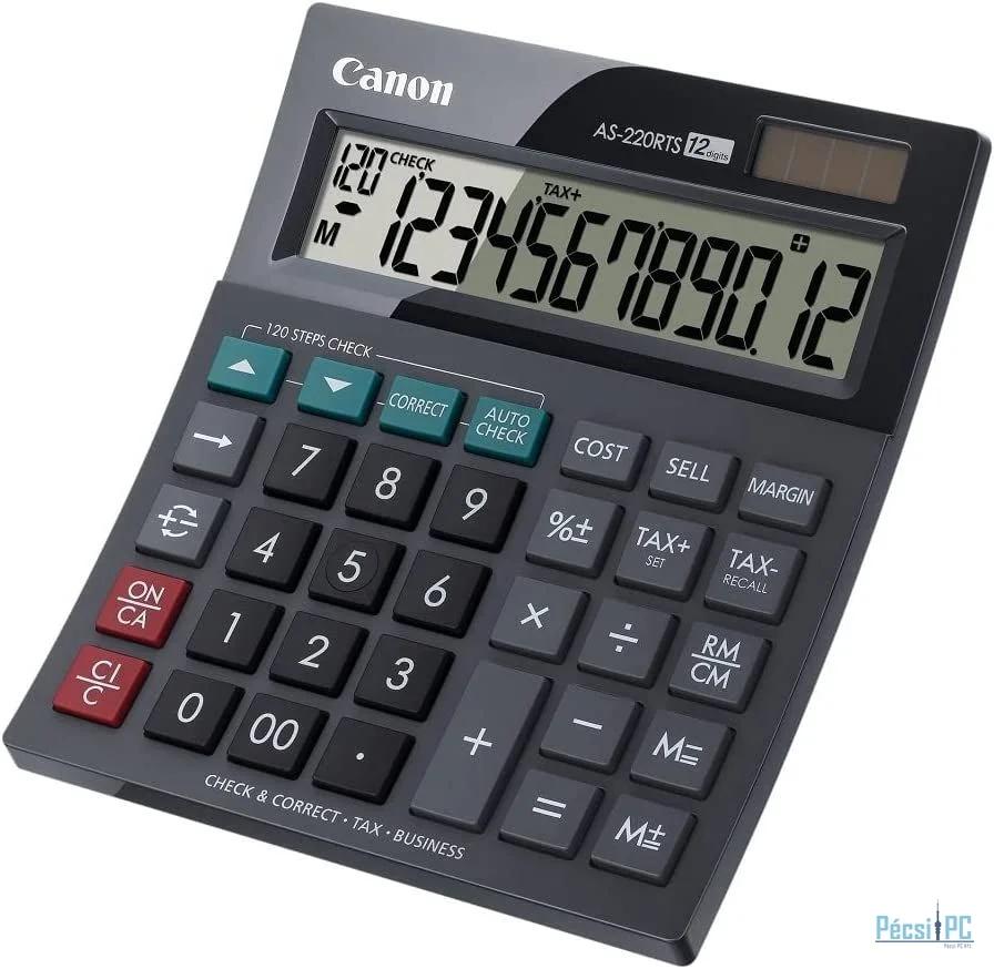 Canon AS-220RTS asztali számológép Black