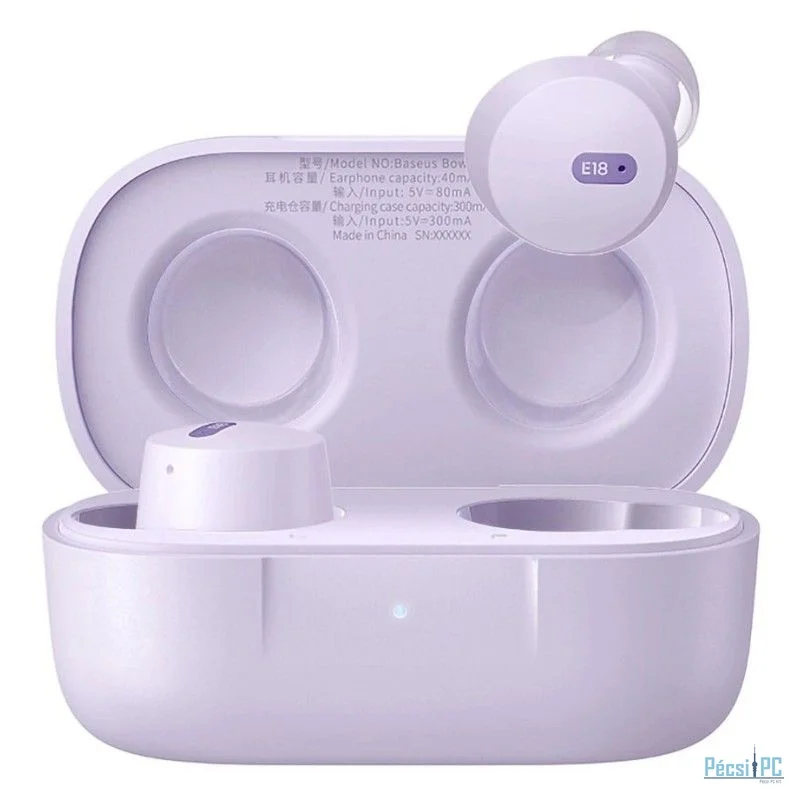 Baseus Bowie E18 Bluetooth Headset Purple