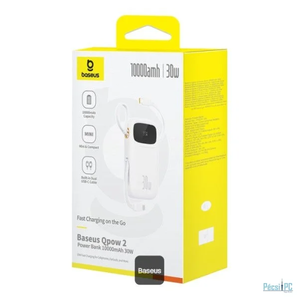 Baseus Qpow 2 10000mAh PowerBank White