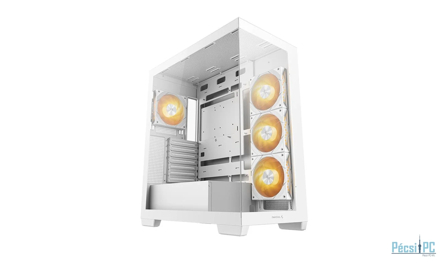 DeepCool CG580 4F WH Tempered Glass White