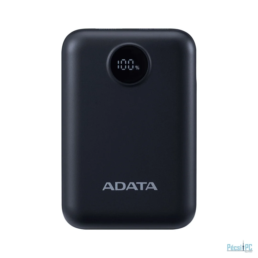 A-Data C100 Digital Display 10000mAh PowerBank Black
