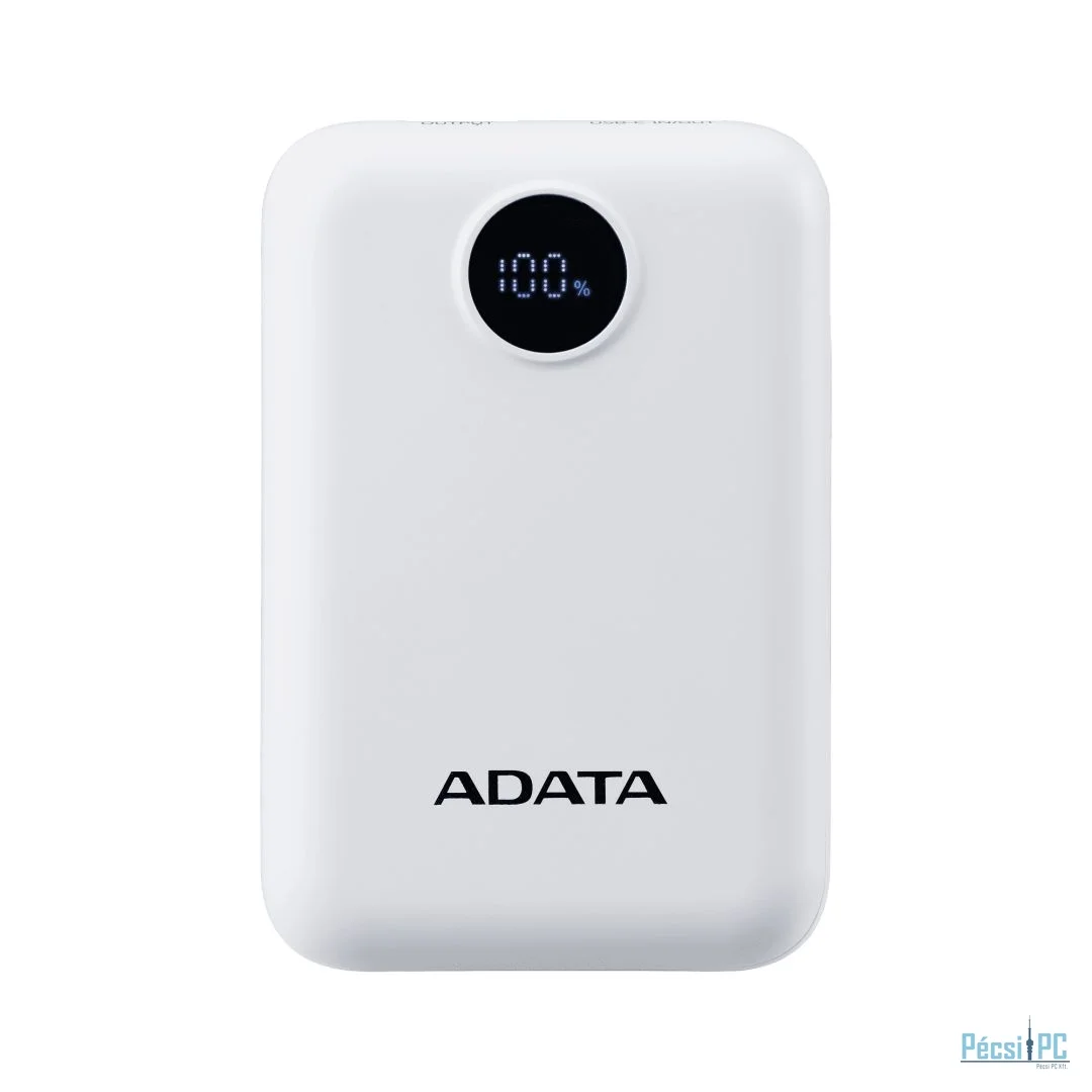 A-Data C100 Digital Display 10000mAh PowerBank White