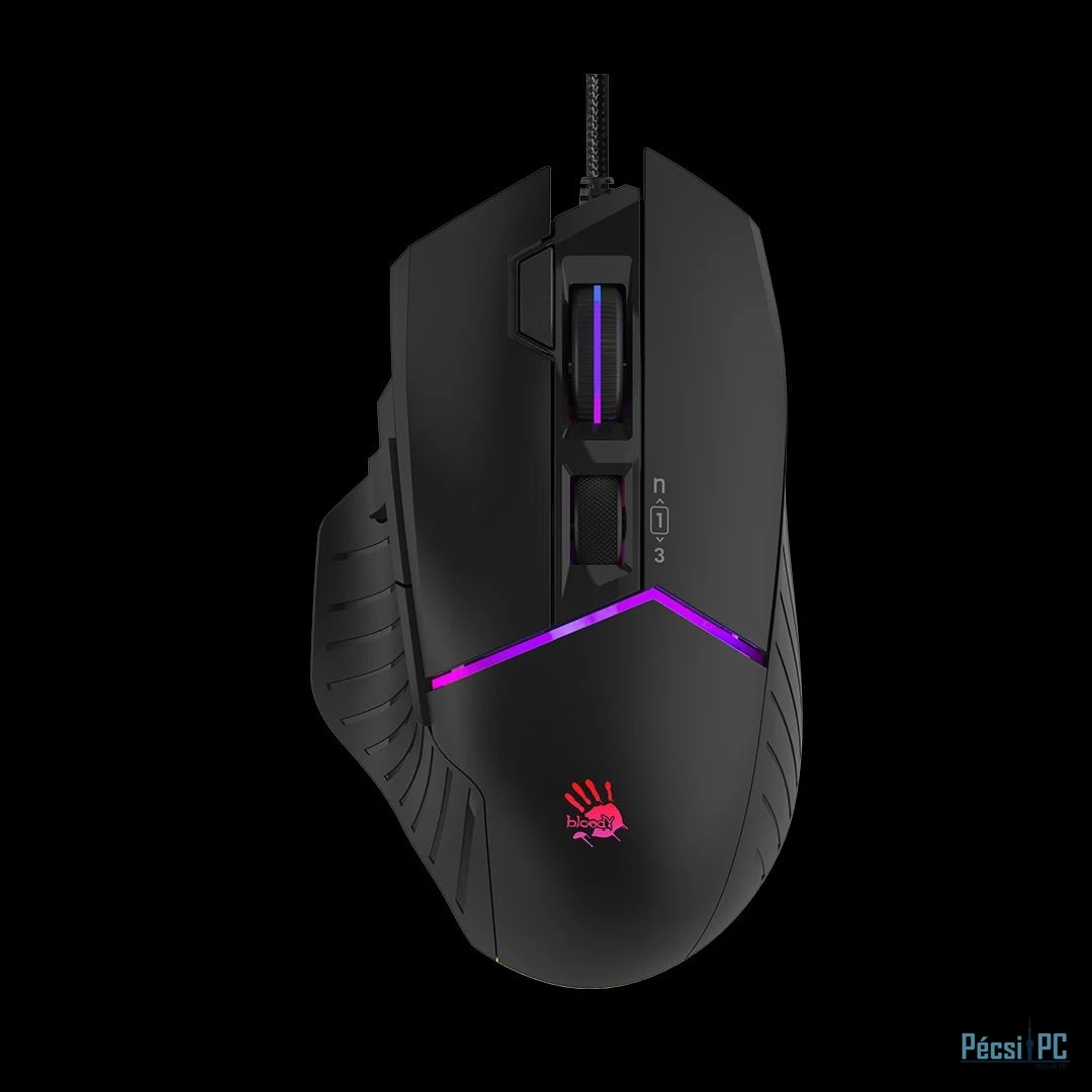 A4-Tech Bloody W95 Max Activated RGB Gaming mouse Stone Black