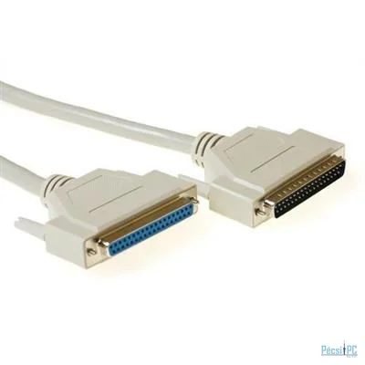 ACT 37 pin D-sub male - 37 pin D-sub female cable 1m White