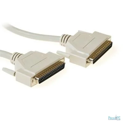 ACT 37 pin D-sub male - 37 pin D-sub male cable 1m White