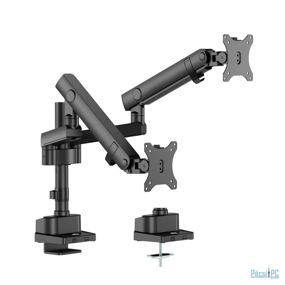 ACT AC8328 Dual monitor arm office solid pro, with mechanical spring