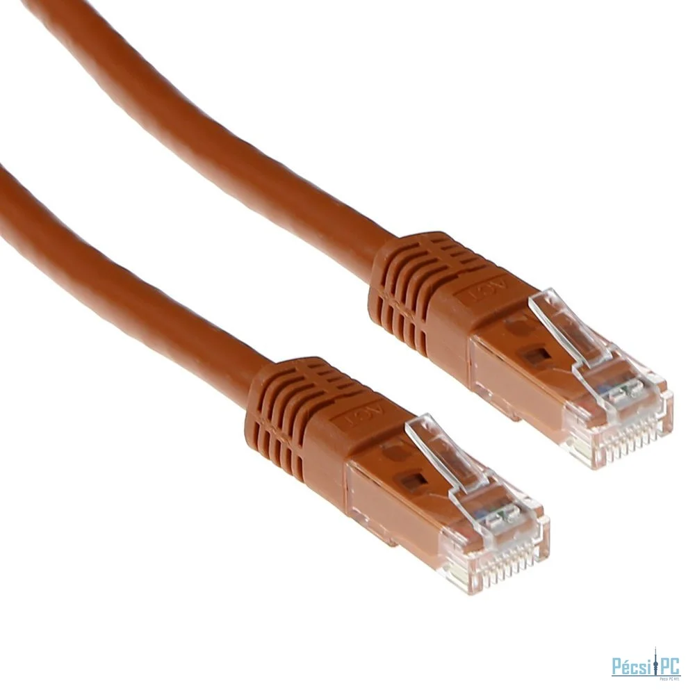 ACT CAT5e U-UTP Patch Cable 3m Brown