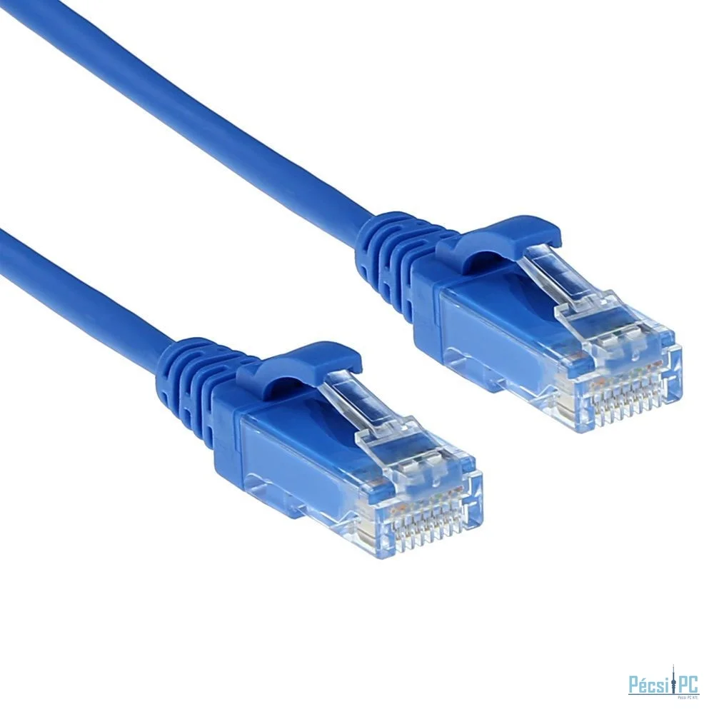 ACT CAT6 U-UTP Patch Cable 0,15m Blue