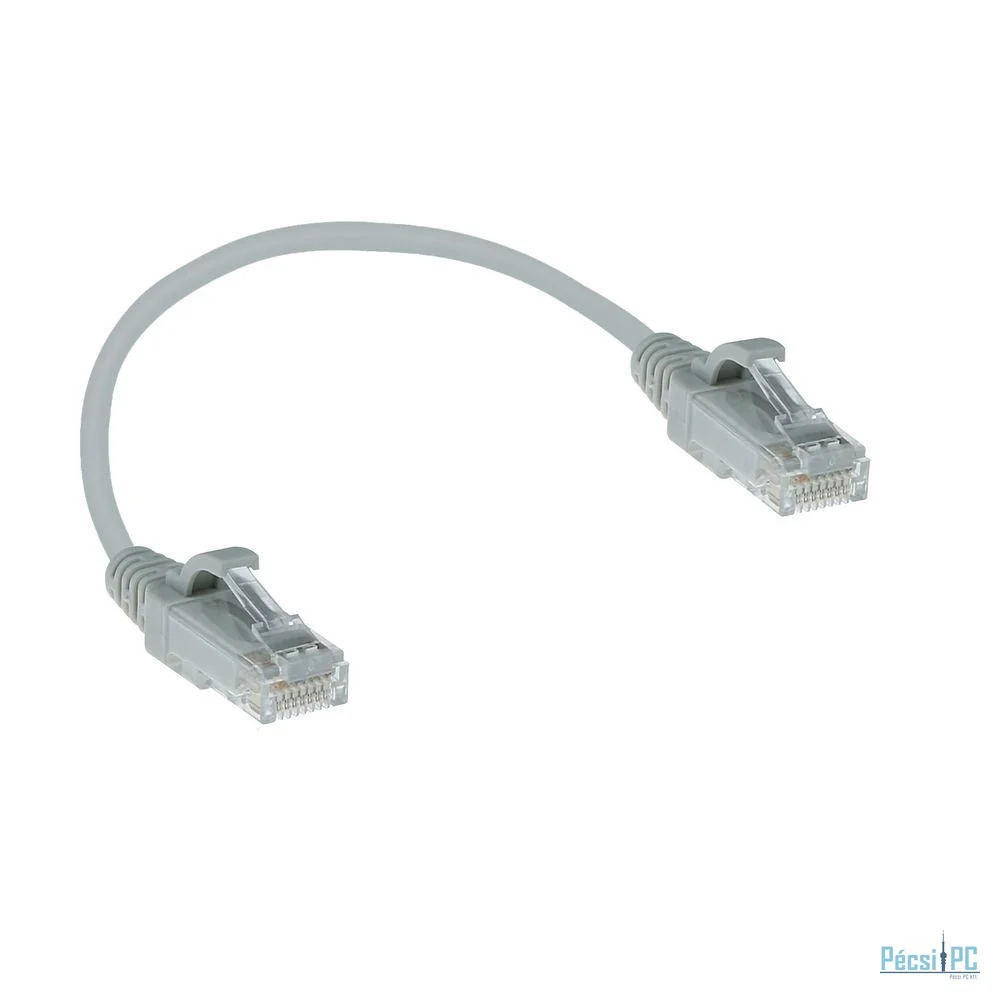 ACT CAT6 U-UTP Patch Cable 0,15m Grey