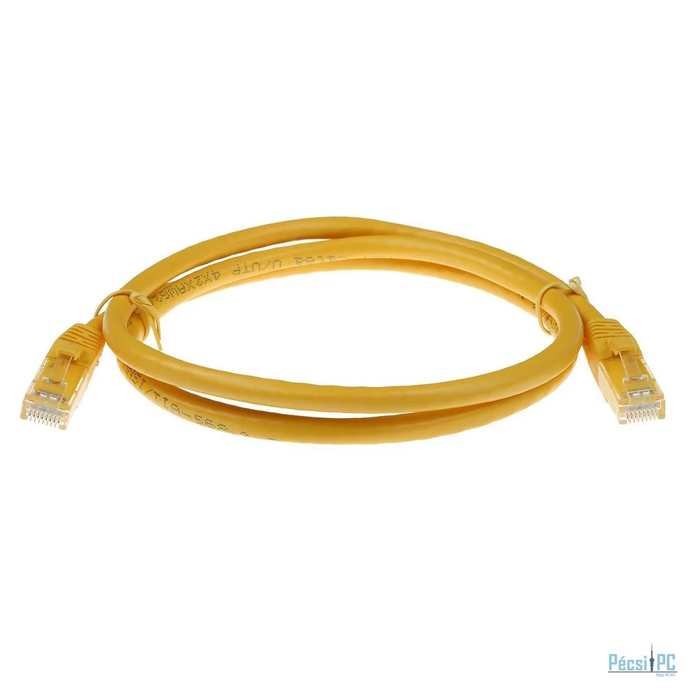 ACT CAT6 U-UTP Patch Cable 2m Yellow