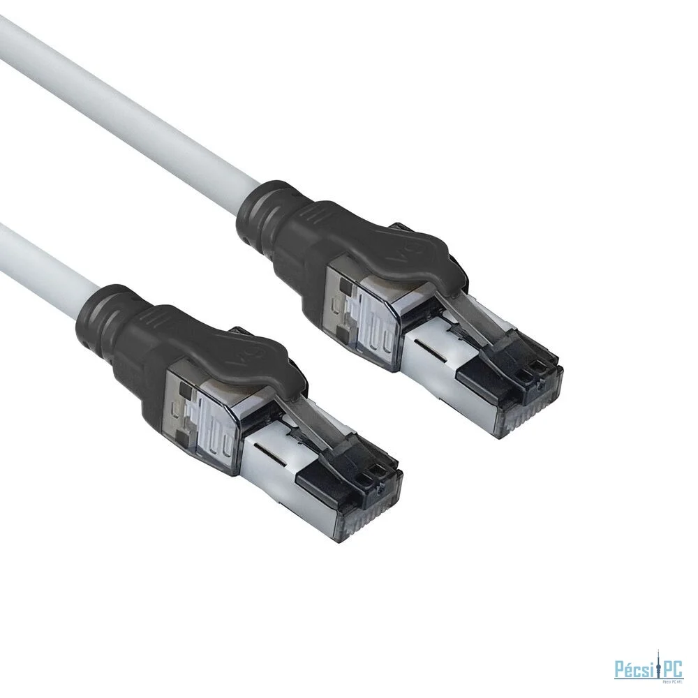 ACT CAT6A S-FTP Patch Cable 1,5m Grey