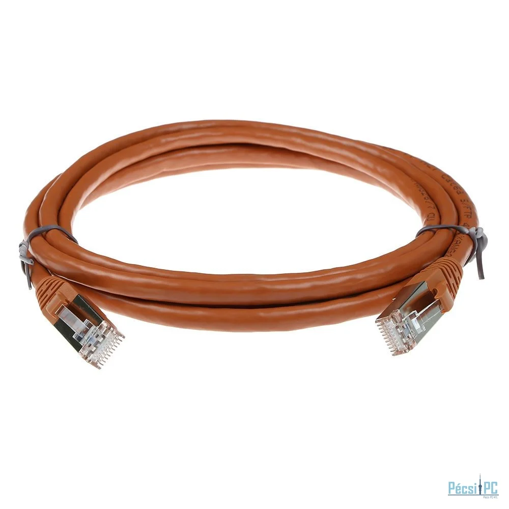 ACT CAT6A S-FTP Patch Cable 1m Brown