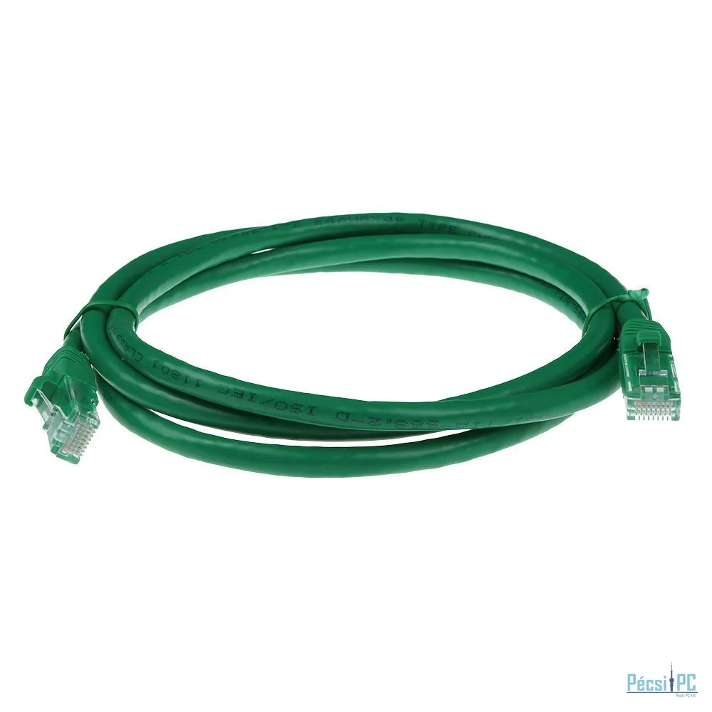 ACT CAT6A U-UTP Patch Cable 15m Green