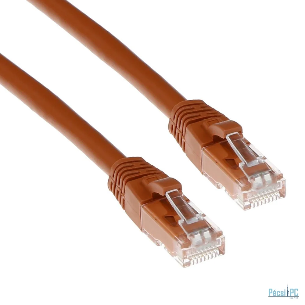 ACT CAT6A U-UTP Patch Cable 5m Brown