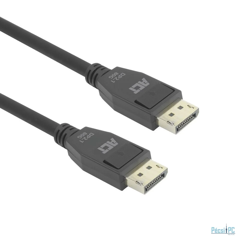 ACT DisplayPort 2.1 cable 8K male to male 2m Black