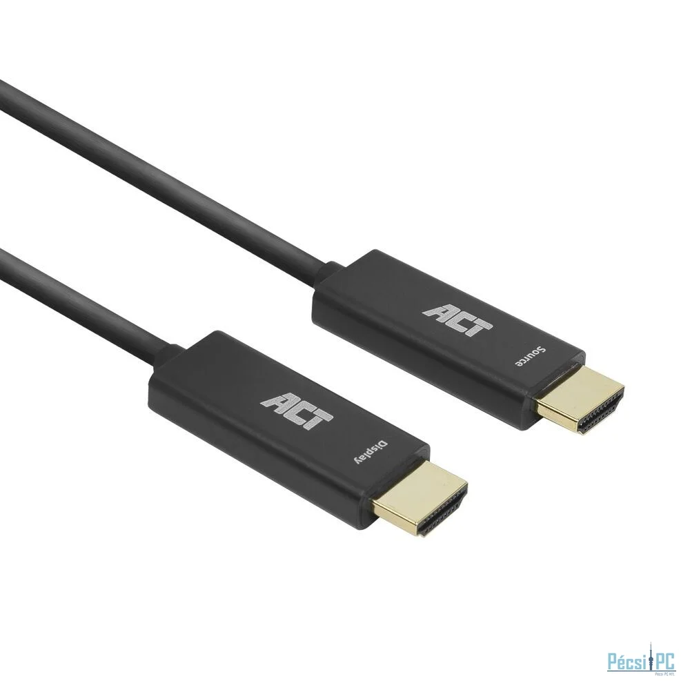 ACT HDMI Premium High Speed 4K Active Optical Cable v2.0 LSZH HDMI-A male to HDMI-A male 40m Black