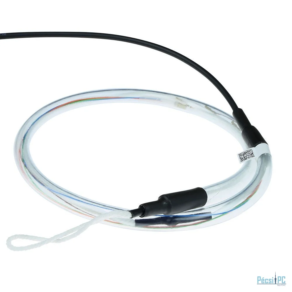 ACT Multimode 50/125 OM4 indoor/outdoor cable 12 fibers with LC connectors 100m Black