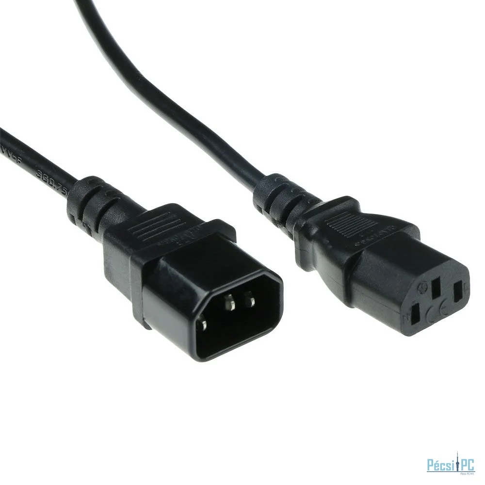 ACT Powercord C13 - C14 10m Black