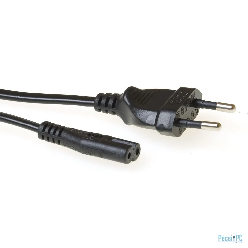 ACT Powercord Euro male - C7 female 1,5m Black