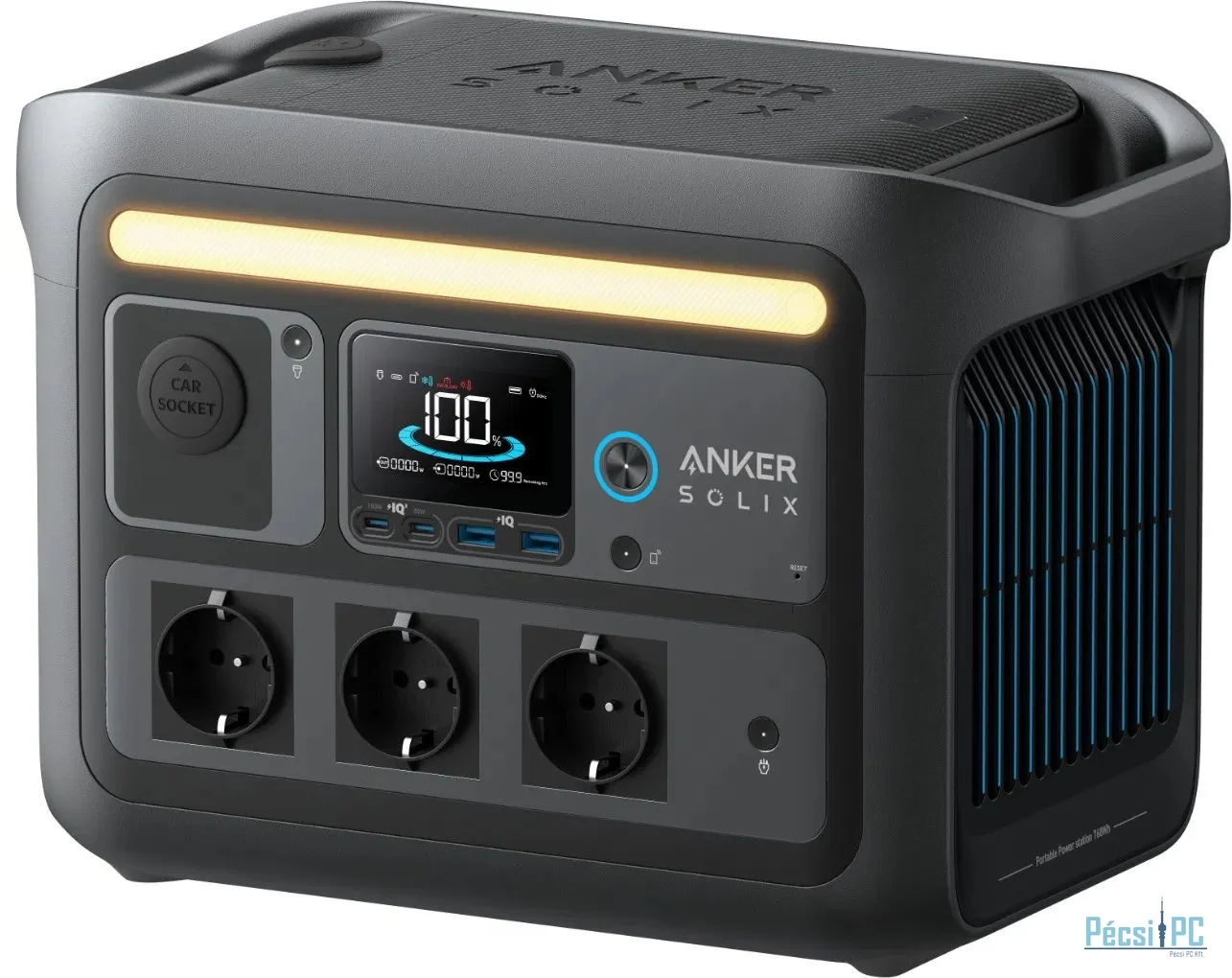 ANKER SOLIX C800X 240000mAh Powerstation Black