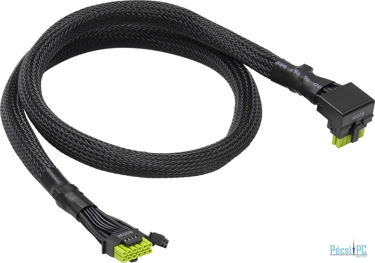 ASRock 12V-2x6 600W / L-Type Cable 0,7m Black