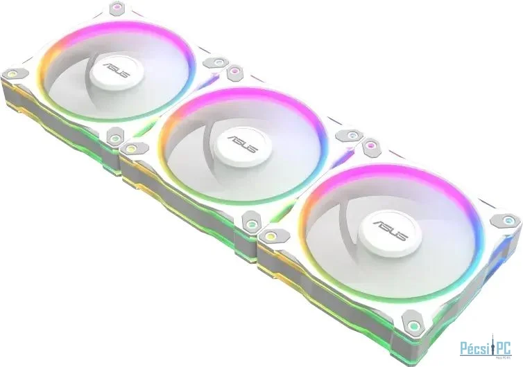 Asus Prime MR120 ARGB Reverse Fan White Triple Pack