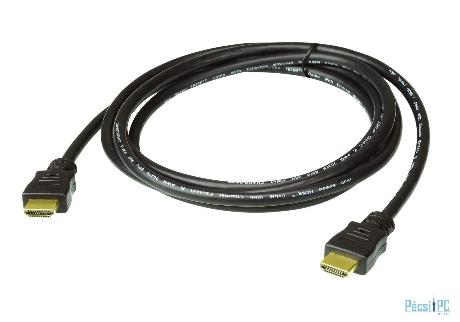 ATEN VanCryst High Speed True 4K HDMI Cable with Ethernet 3m Black