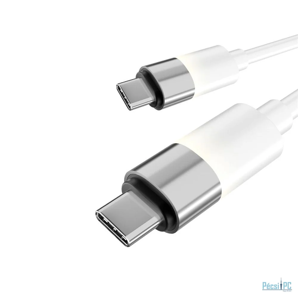 Avax CB316 GLOWY USB-C - USB-C cable 1m White