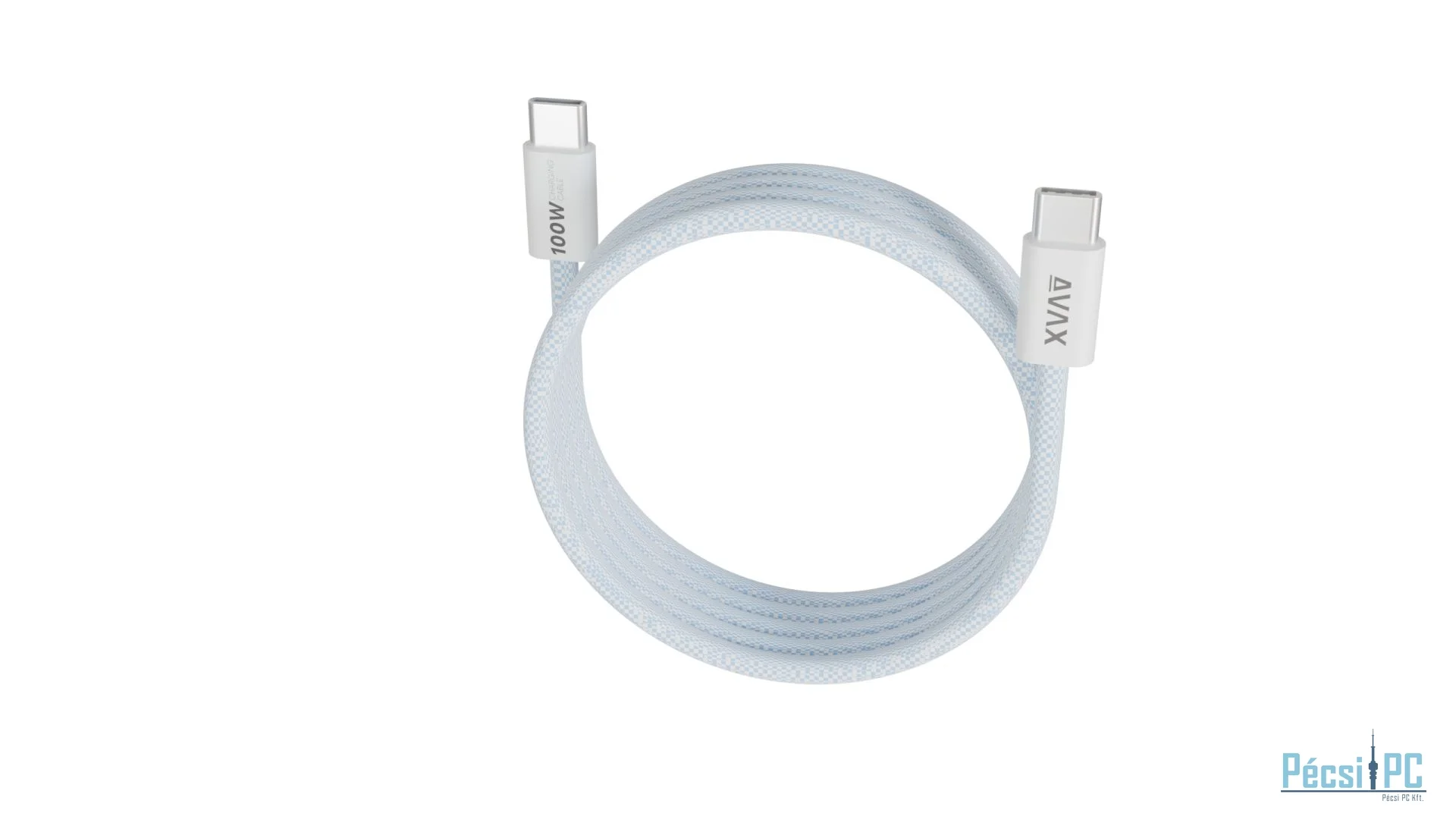 Avax CB610LB MAGNETY 100W USB-C Magnetic Charger 1m Light Blue