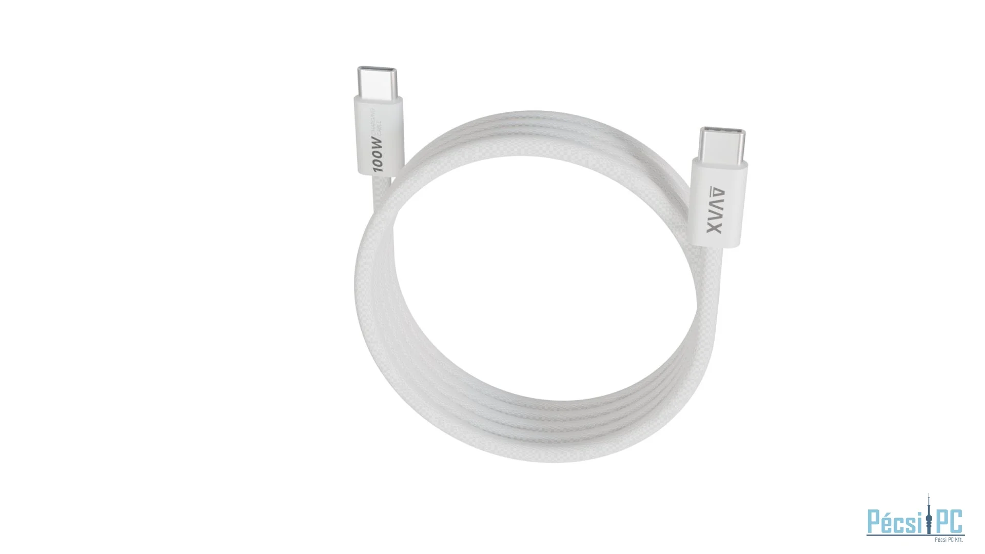 Avax CB610W MAGNETY 100W USB-C Magnetic Charger 1m White