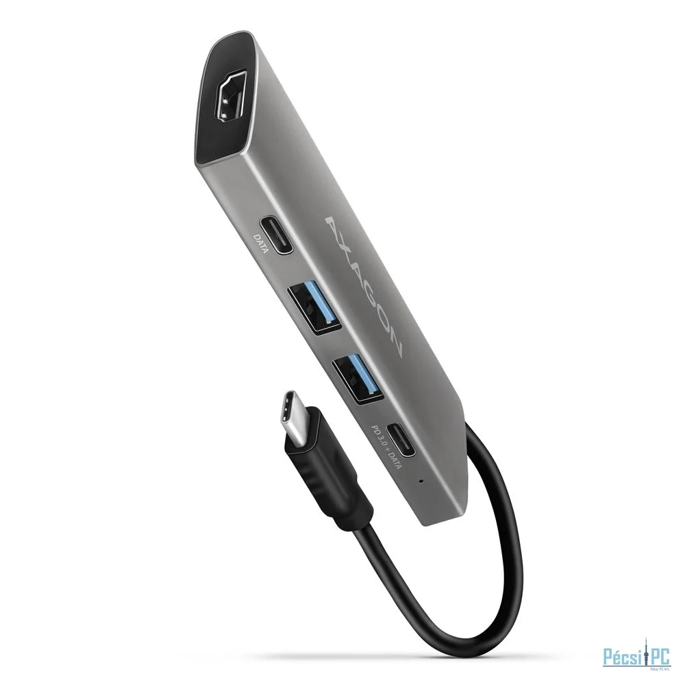AXAGON HMC-5G21 USB-C 10Gbps SPEEDSTER 5in1 hub