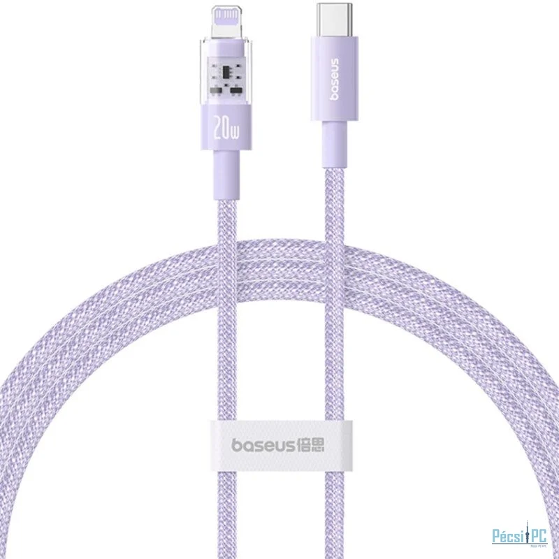 Baseus Gem USB-C to iP lightning fast charging cable 20W 2m Purple