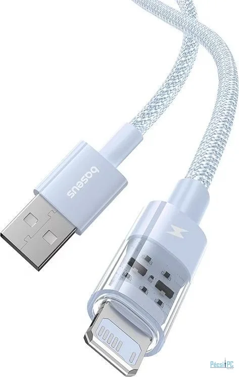 Baseus Gem USB to IP lightning 2.4A fast charging cable 1m Blue