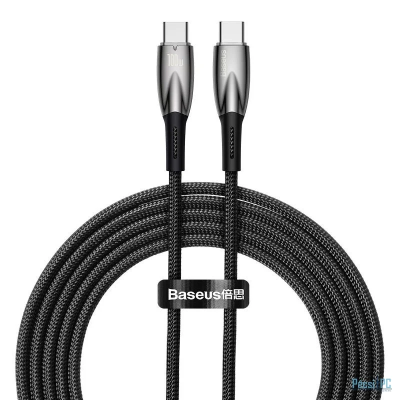 Baseus Glimmer USB-C USB-C Cable 2m Black