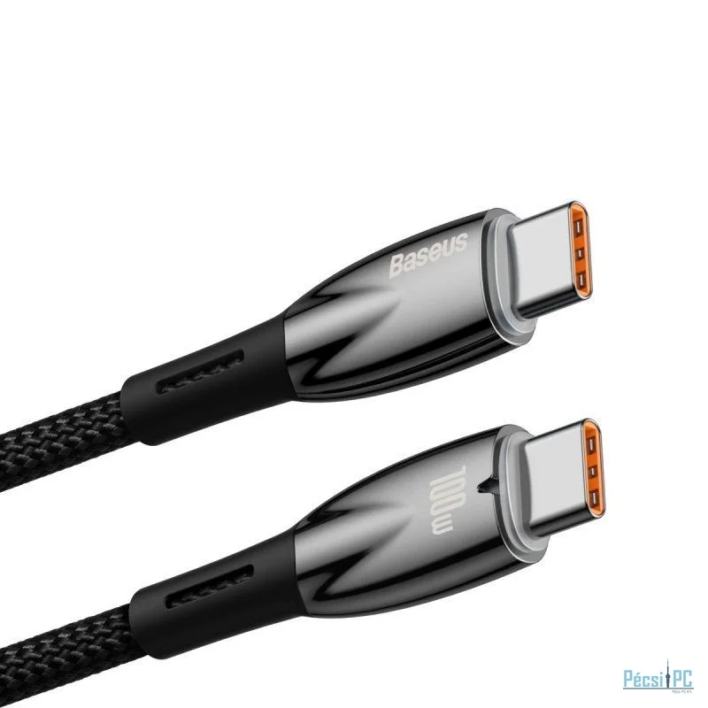 Baseus Glimmer USB-C USB-C Cable 2m Black