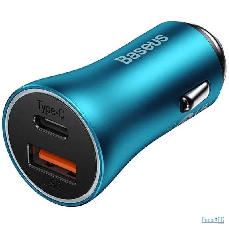 Baseus Golden Contactor Max Car Charger Blue